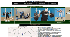 Desktop Screenshot of newyorkbarbells.com